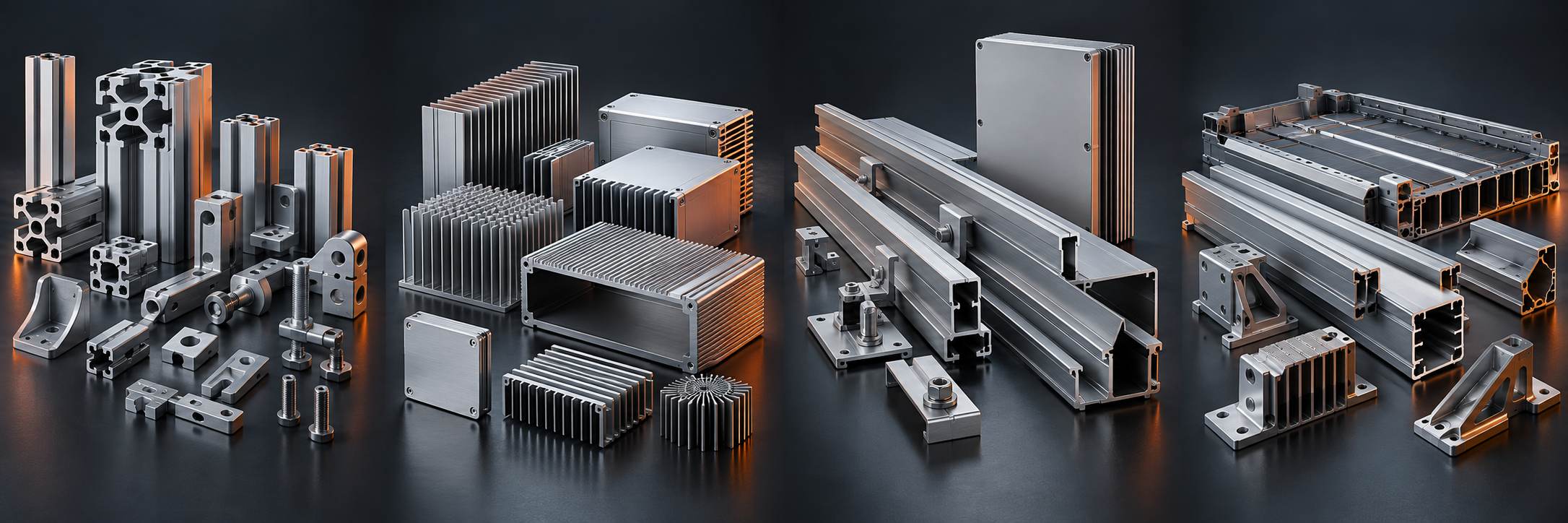 Industrial automation aluminum profiles